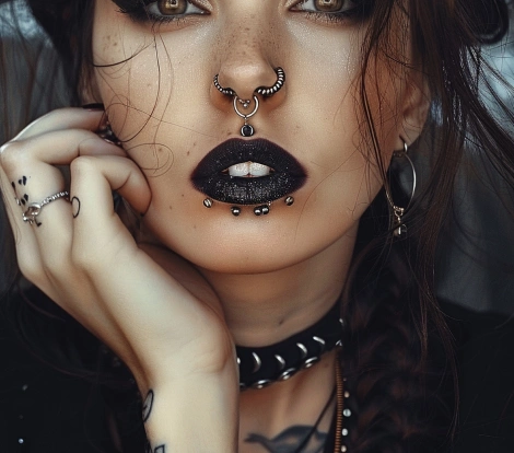 Face piercing